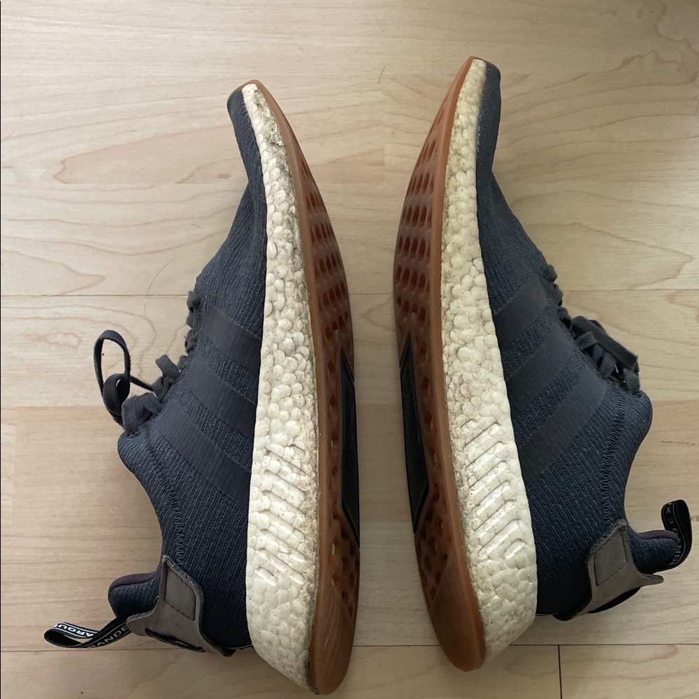 Adidas Charcoal and Cream Athletic Shoes - Picture 10 of 10